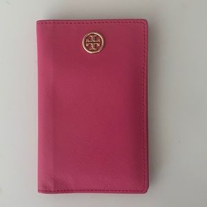 Pink Tory Burch Passport Holder